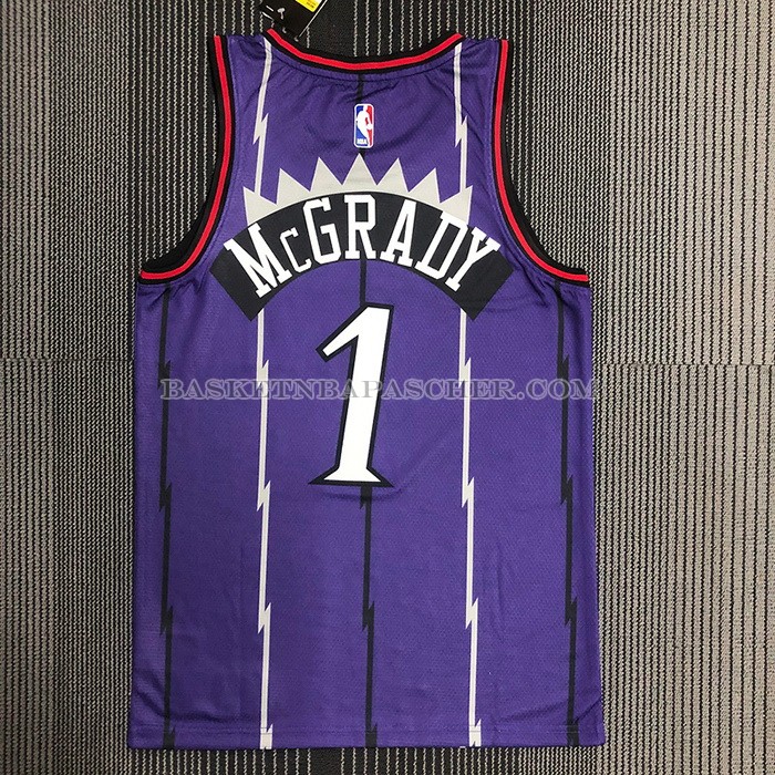 Maillot Tornto Raptors Tracy McGrady NO 1 Classic Edition Volet